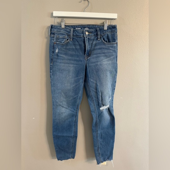 Old Navy Mid Rise Rockstar Super Skinny - Picture 1 of 4